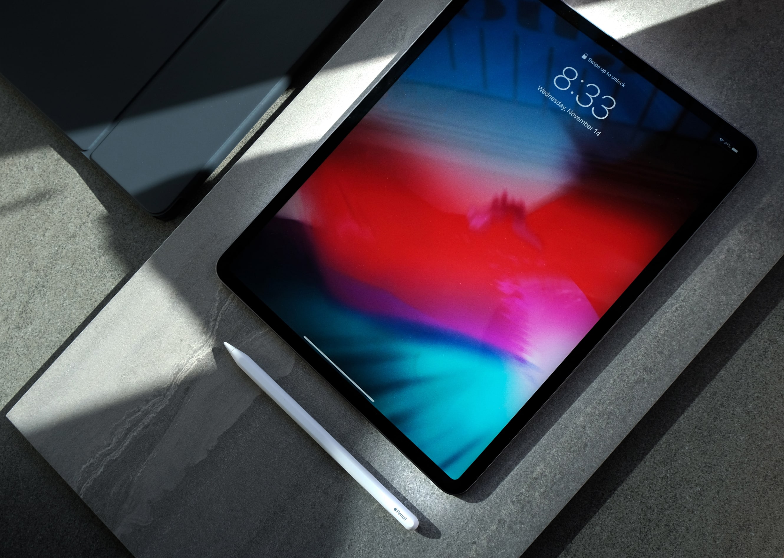 apple ipad flatlay