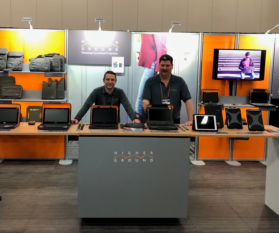 Matt and Alex at Tradeshow